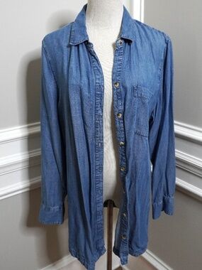 Chico's Denim Shirt, Size 2